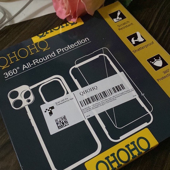 [5 in 1] iPhone 14 Pro Max Case | 2X Screen Protector + 2X Camera Lens Protector - Picture 6 of 6